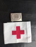 DRK mouwband en koppelslot, Verzamelen, Ophalen of Verzenden, Duitsland