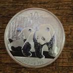 Chinese Panda zilveren munt 1 Oz zilver uit 2010, Ophalen of Verzenden, Oost-Azië, Zilver