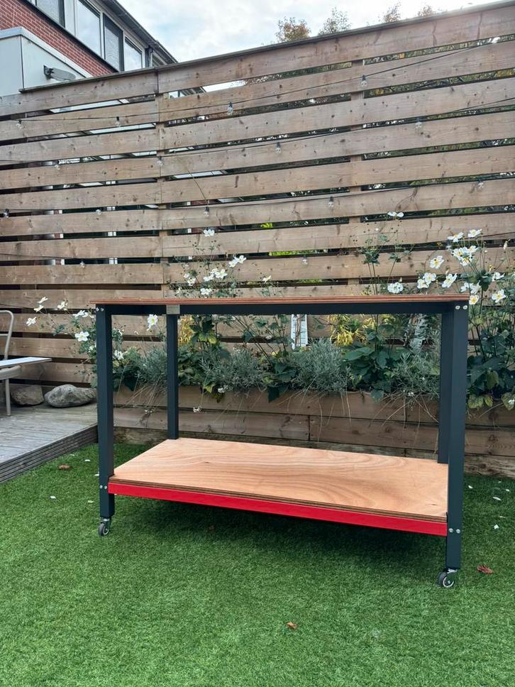 Hardhout Okoumé werkbank NIEUW! (Multiplex waterbestending), Doe-het-zelf en Verbouw, Werkbanken, Zo goed als nieuw, Ophalen