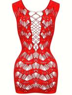 lingerie jurk, Kleding | Dames, Verzenden, Rood, Overige typen