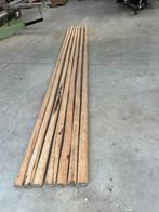 Daksporen rondhout nieuw, Doe-het-zelf en Verbouw, Hout en Planken, Ophalen, Zo goed als nieuw, Balk, Overige houtsoorten