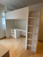 IKEA HOOGSLAPER MET KAST, BUREAU, LADENBLOK en evt MATRAS, Kinderen en Baby's, Ophalen, Zo goed als nieuw, Hoogslaper