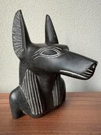 Anubis Beeld uit Luxor Egypte van massief steen, Ophalen