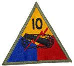 us 10 th Armored Division patch, Verzamelen, Militaria | Tweede Wereldoorlog, Embleem of Badge, Amerika, Ophalen of Verzenden