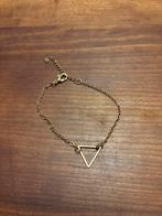 Gouden armband met driehoek, Ophalen, Zo goed als nieuw, Goud, Overige materialen
