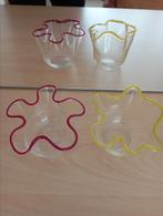 Zakdoek vaasjes., Overige kleuren, Nieuw, Ophalen of Verzenden, Glas