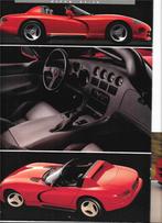 DODGE VIPER 1992, Boeken, Auto's | Folders en Tijdschriften, Ophalen of Verzenden, Zo goed als nieuw, Overige merken