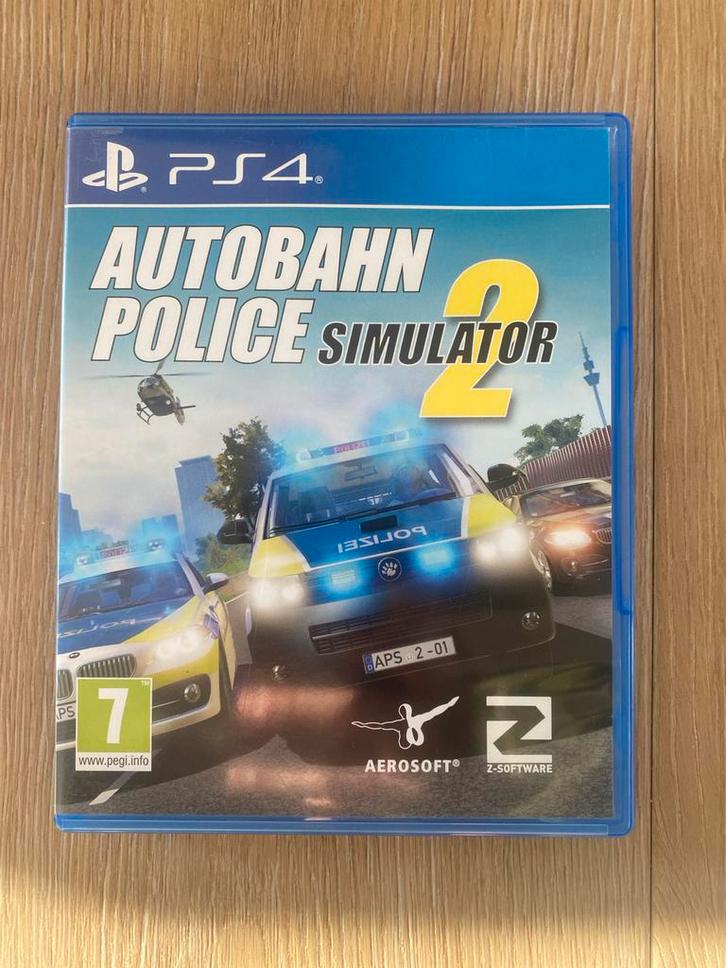 Autobahn Police Simulator 2 - PlayStation 4 - Zo goed als ni, Spelcomputers en Games, Spelcomputers | Sony PlayStation 4, Zo goed als nieuw