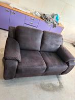 Leren 2 zitbank, Ophalen, Zo goed als nieuw, 75 tot 100 cm