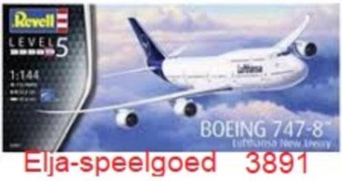 Revell 1:144 Boeing 747-8 Lufthansa 3891 modelbouw vliegtuig, Hobby en Vrije tijd, Modelbouw | Vliegtuigen en Helikopters, Nieuw
