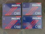 6 + 18 mooie Philips C 90 cassettebandjes studio quality 60, Gebruikt, 2 t/m 25 bandjes, Overige genres, Ophalen of Verzenden