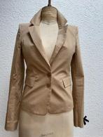 Patrizia Pepe jasje maat 36 blazer beige zwart strikje mouw, Verzenden, Beige, Zo goed als nieuw, Patrizia Pepe