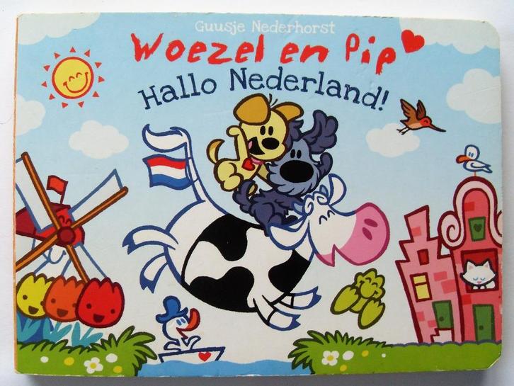 Woezel & Pip - Hallo Nederland - rijmboekje, Boeken, Kinderboeken | Baby's en Peuters, Zo goed als nieuw, Ophalen of Verzenden