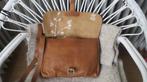 Keecie, leren tas, Flora en Fauna, cognac used look, Sieraden, Tassen en Uiterlijk, Verzenden, Zo goed als nieuw, Bruin, Overige typen