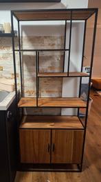 Vakkenkast met deuren - 170x73x33 cm. Kast, Huis en Inrichting, Kasten | Vitrinekasten, Verzenden, Zo goed als nieuw, 25 tot 50 cm