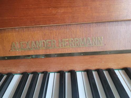Alexander Herrman piano, Muziek en Instrumenten, Piano's, Gebruikt, Piano, Bruin, Ophalen