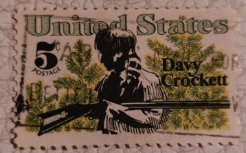 Davy Crockett 5c Postzegel USA,1957 beschikbaar voor biedingen