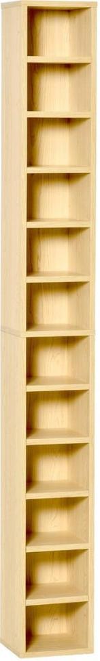 4 x Ikea CD/DVD-kast GNEDBY - berkenpatroon IZGS > €75,-, Huis en Inrichting, Ophalen, Gebruikt