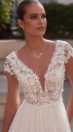 Super stijlvolle nieuwe trouwjurk! Direct leverbaar!, Ophalen, Nieuw, Wit, Trouwjurk