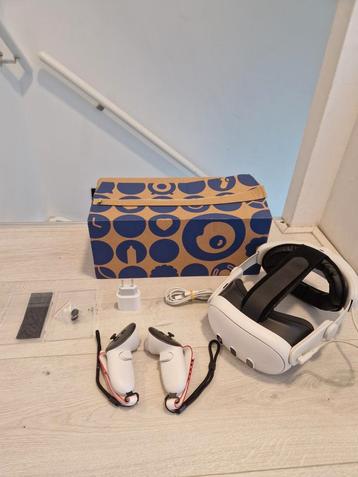Meta quest 3 + Kiwi Strap & batterij + extra accessoires beschikbaar voor biedingen