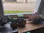 Bruder John Deere 6920 tractor met Blader + aanhanger, Hobby en Vrije tijd, Modelauto's | 1:32, Overige merken, Gebruikt, Ophalen of Verzenden