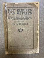 Boekje “Het kleuren van metalen” voor metaalbewerkers, Ophalen of Verzenden, Gelezen