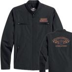 Harley Burning Skull Casual Jacket. 8534. Maat L en XL. nw., Motoren, Kleding | Motorkleding, Nieuw met kaartje, Jas | textiel
