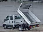 Iveco Daily 35C21 3 zijdige Kipper Dubbel Cabine 210PK 3.0L, Auto's, Automaat, Stof, Euro 6, 4 cilinders