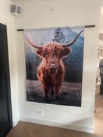Leuk wandkleed hooglander, Huis en Inrichting, Woonaccessoires | Schilderijen, Tekeningen en Foto's, 125 cm of meer, Ophalen of Verzenden