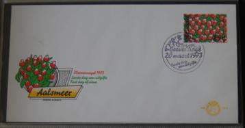 Nederland 1e dag enveloppen E123 t/m E129 uit jaar 1973. beschikbaar voor biedingen