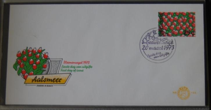 Nederland 1e dag enveloppen E123 t/m E129 uit jaar 1973., Postzegels en Munten, Postzegels | Eerstedagenveloppen, Onbeschreven
