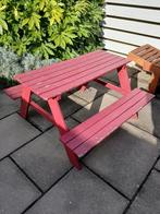 Picknick tafel kinderen, Tuin en Terras, Picknicktafels, Gebruikt, Rechthoekig, Hout, Ophalen