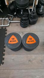 ZIVA Dumbells 2x18KG, Ophalen, Zo goed als nieuw, Benen, Dumbbell