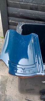 Mooi blauw dakpannen glans te koop., Doe-het-zelf en Verbouw, Dakpannen en Dakbedekking, Ophalen, Steen of Klei, Blauw, Zo goed als nieuw