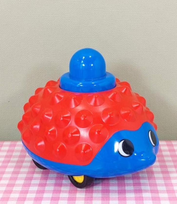 Vintage Lego Primo 2526 egel rood/blauw speelgoed figuur, Kinderen en Baby's, Speelgoed | Duplo en Lego, Zo goed als nieuw, Lego Primo