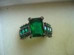 MOOIE VINTAGE RING GROEN, Verzenden, Overige materialen, Armband