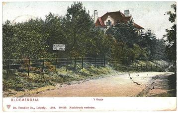 959982 Bloemendaal t Kopje NH 1907 Gelopen met postzegel  beschikbaar voor biedingen