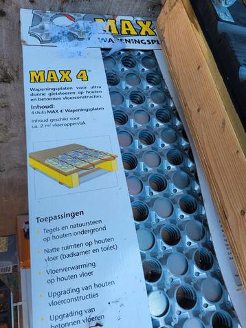 Max 4 wapeningsplaten  beschikbaar voor biedingen