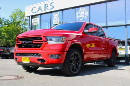 Dodge RAM 5.7 Hemi V8 Crew Cab LARAMIE Night LPG Luchtvering, Auto's, Bestelauto's, Bedrijf, 360° camera, ABS, Adaptive Cruise Control