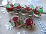 1315/ grote gat lampwork glaskralen, Hobby en Vrije tijd, Ophalen of Verzenden, Nieuw, Kraal