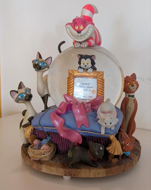 Disney Snowglobe Cats Musical, Verzamelen, Disney, Zo goed als nieuw, Beeldje of Figuurtje, Overige figuren, Ophalen