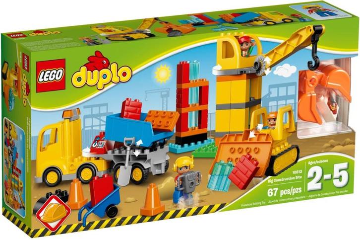 10813 - Duplo: Big Construction Site, Kinderen en Baby's, Speelgoed | Duplo en Lego, Nieuw, Lego, Complete set, Verzenden