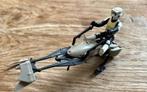 Star Wars Speeder Bike + Biker scout, Ophalen of Verzenden, Gebruikt, Actiefiguurtje