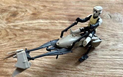 Star Wars Speeder Bike + Biker scout, Verzamelen, Star Wars, Gebruikt, Actiefiguurtje, Ophalen of Verzenden