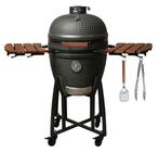 NIEUW - Big Bear KAMADO XL BLACK - 21 Inch, Tuin en Terras, Houtskoolbarbecues, Ophalen, Nieuw, Big Bear, Met accessoires