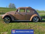 Volkswagen Beetle Oval Ragtop 1957 | Route 66 auctions, Auto's, Oldtimers, Volkswagen, Bedrijf, Handgeschakeld, Bruin