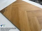 Visgraat Pvc click Natuur Oak Dark met integreerde ondervloe, Bruin, 75 m² of meer, Nieuw, Ophalen of Verzenden
