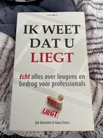 Ik Weet Dat U Liegt - Boersma & Essers, Ophalen of Verzenden, Zo goed als nieuw, Overige onderwerpen