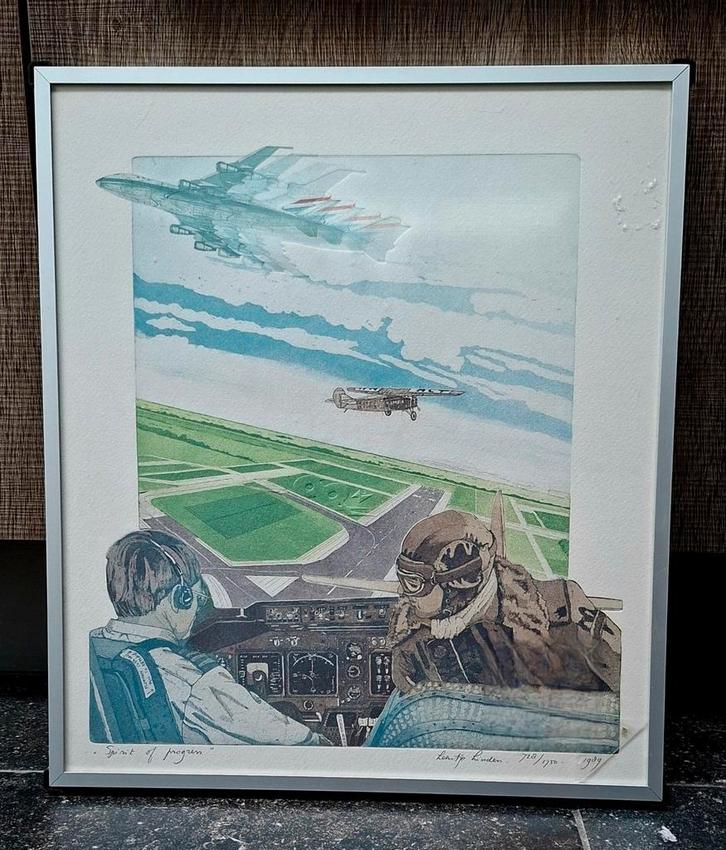 Ets Leentje Linders, Antiek en Kunst, Kunst | Litho's en Zeefdrukken, Ophalen of Verzenden