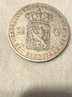 Zilveren rijksdaalder 1872 Koning Willem 3, Ophalen of Verzenden, Koning Willem III, 2½ gulden